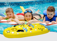 黄色い子供の空気ベッドの膨脹可能な浜の浮遊水泳のサーフボードのマットレス サプライヤー