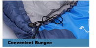 大人/子供-空の綿の詰物、190T貝のための屋外の冒険の圧縮の寝袋、1300g重量、ポリエステル サプライヤー