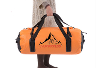 60Lオレンジ防水旅行は600Dスポーツのダッフル バッグのHoldallの肩を袋に入れる サプライヤー