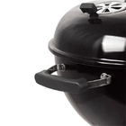 黒い鋼鉄調理の火格子の携帯用木炭バーベキューのグリルの注文の屋外の18インチ サプライヤー