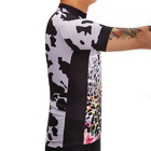 ジャージーのTシャツのバイクの循環の付属品を循環させるヒョウの設計ポリエステルDryfitのスーツ サプライヤー