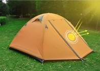 PU2000mmの風および雨は屋外のキャンプ テント190Tポリエステル青を検査する サプライヤー