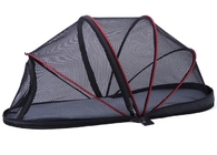 換気のナイロン網居心地のよい防水犬のテントの黒かわいいペット供給40X41X82cm サプライヤー