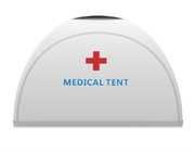 分離の膨脹可能な医学のテントのオックスフォードTPU 3MX3Mのポータブルの白い透明 サプライヤー