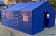 青い災害救助のテントのオックスフォードの鋼鉄管フレームの屋外のでき事のテントの一時的な避難所3X4M サプライヤー