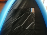 黒い防水膨脹可能な屋外のテント190T浜の携帯用膨脹可能なテント サプライヤー