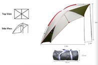 210D PU3000MMの屋外の屋根の上のテントの白いキャンプ車の側面の日除けの屋上 サプライヤー