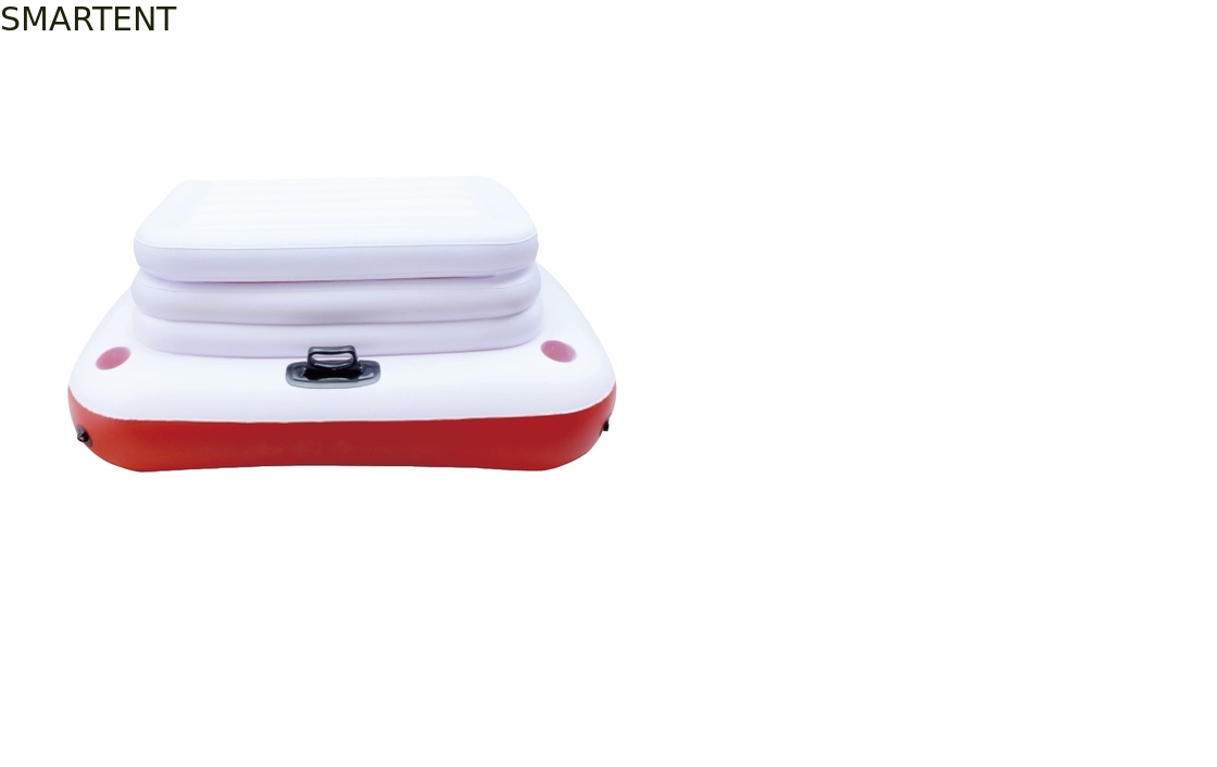 ポリ塩化ビニール膨脹可能な浜のクーラー0.40mmの膨脹可能な屋外の家具の白い赤い サプライヤー