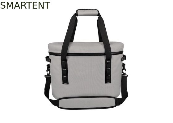 ライトグレー TPU 断熱クーラーバッグ クール キャンプ アウトドア 20L 40x27x32CM