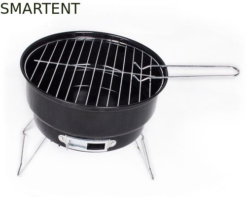 買う 25.6*21.5cmの鋼鉄バーベキューのグリルの屋外の小型携帯用オーブンを押す金属 オンライン製造
