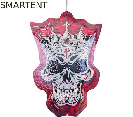 買う ハロウィンEarlローズの金属の風の紡績工3Dの回転の金属の掛かる装飾 オンライン製造