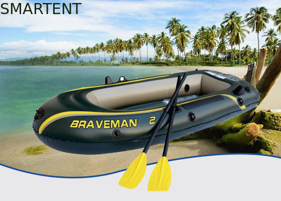 買う Bravemanの深緑色の耐久の膨脹可能なボート、便利な軽量の膨脹可能なボート オンライン製造