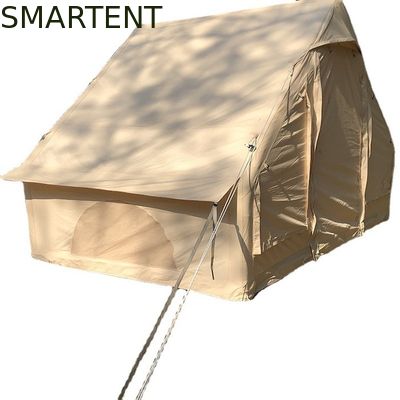 買う 露天キャンプテント 厚いベージュ 綿 防雨 充気テント 家族キャンプと露天冒険 オンライン製造