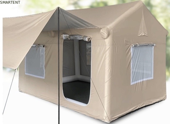 露天キャンプテント 410*270*200CM 防水 ベージュ 綿 充気テント 3-4人用 フォレスト・ハットスタイル 軽量で耐久性のある露天冒険用 サプライヤー