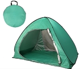 注文の速く開いた自動はキャンプ テント 190T 銀の上塗を施してあるポリエステル浜の日よけを現れます サプライヤー