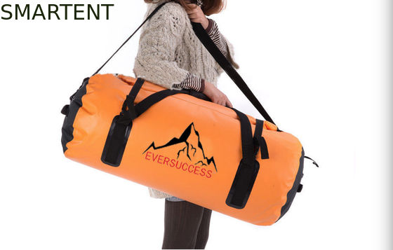 買う 60L 大きいオレンジ 防水旅行バッグ 600D スポーツ デュフェルバッグ 肩こり オンライン製造