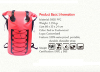 20L旅行500Dポリ塩化ビニールの防水袋をBackpacking防水バレル袋 サプライヤー