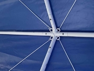 屋外の2x3Mの災害救助のテントの青いポリエステル オックスフォードは鋼鉄管のおおいを塗った サプライヤー