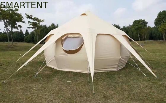 買う 285G屋外のキャンプのはす美女のテントはPU3000MMの綿のGlampingのおおいを防水する オンライン製造