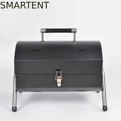 買う 屋外のキャンプのための涼しい携帯用折るオイル ドラム バーベキュー シリンダー木炭グリル オンライン製造