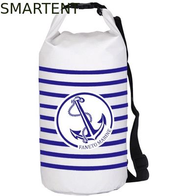 買う 15L PVC タンパウリン 防水旅行袋 調整可能な網帯の肩帯 オンライン製造