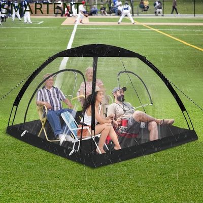 買う 71*71*65'インチ 4人用TPU透明ファイバーグラスフレーム 迅速なセットアップ 防水UV保護 ポップアップスポーツテント オンライン製造