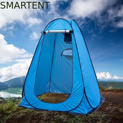 150*150*190CM 防水 ブルー 210T シルバーコーティング ポリエステル UV 保護 ポップアップ プライバシー テント 換気側窓 サプライヤー