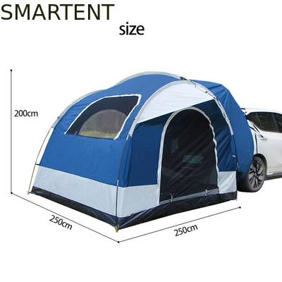 250*250*200CM PU2000MM コーティング ポリエステル 210D 2ドア SUV キャンプテント サプライヤー