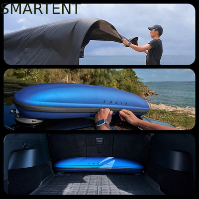 530*390CM 黒 420D リップストップ ポリエステル テスラ キャンプテント 軽量 カーキャノピー レインフライ サイドアワー モデル Y&amp;3 サプライヤー