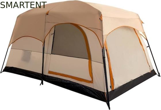 買う 4人用 3.3*2.1*1.85M 屋外 あらゆる天候 カキ 防水 コーティング ポリエステル 2 軒 デザイン キャンプ テント オンライン製造