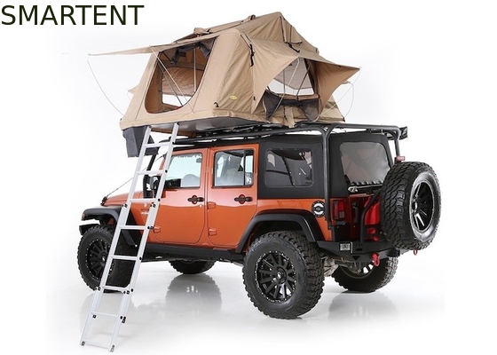 2~4人用 防水600D重用 リップストップ ポリエステル 屋根上テント 15分以内にセットアップ 紫外線保護 サプライヤー