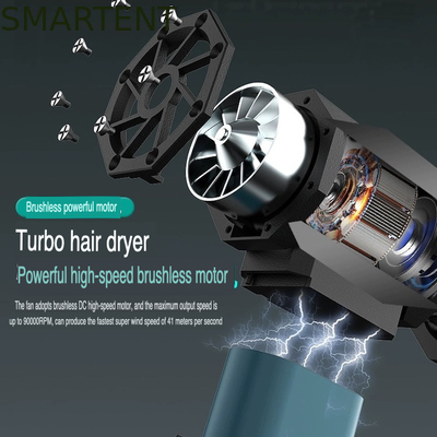 黒 90000rpm 4000mah ポケット 暴力的なターボ扇風機 屋外涼しいキャンプ サプライヤー
