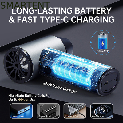 便利なハイキング必需品 ポケットハンドヘルドターボ扇風機 電動 高速ヘアドライヤー 家用ダストブローカー 工業用暴力ハンドヘルド扇風機 サプライヤー