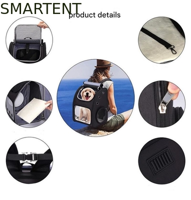 34*27*42.5CM 屋外用 拡張性 ペット旅行用 バッグ 無毒 可愛い ペット用品 ユニセックス用 グレー色 耐久性 洗える サプライヤー