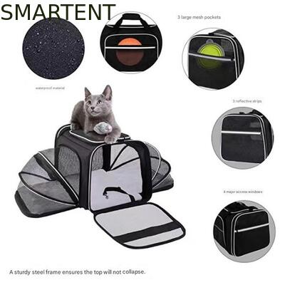 Dogs Cats and Rabbits Cute Pet Supplies Playful Style Chew Play Sleep Functions Gray Cationic Polyester Multi-Purpose Outdoor Travel Carry HandBag サプライヤー