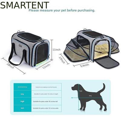 Dogs Cats and Rabbits Cute Pet Supplies Playful Style Chew Play Sleep Functions Gray Cationic Polyester Multi-Purpose Outdoor Travel Carry HandBag サプライヤー