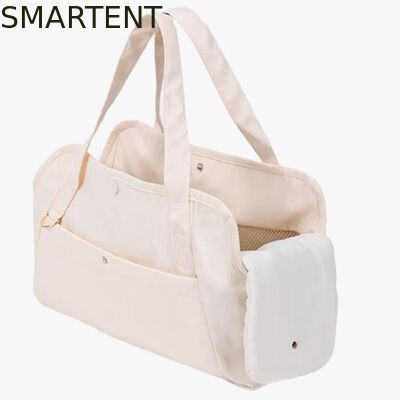 41*16*35CM Outdoor Beige Polyester Fiber Pet Travel Bag Foldable Lightweight Convenient Storage Ideal For Pet Owners On The Go サプライヤー
