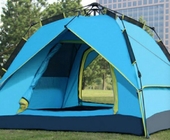 ガラス繊維 フレームのキャンプのプライバシーのテントPU2000MMは野生のキャンプのための2人のテントに塗った サプライヤー