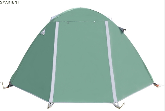 アウトドアキャンプテント 210*180*130cm オレンジ色 210Dポリエステル リップストップ PU2000mm スノーフィールドや家族イベント用のコーティング サプライヤー