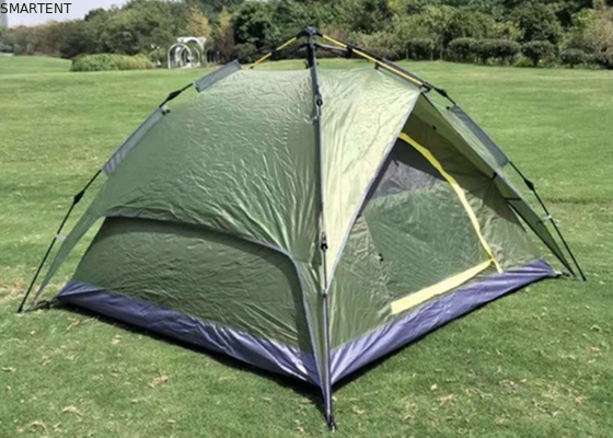 210*210*135cm オートマティック ファイバーグラス ポール 防水 PU2000mm コーティング グリーン 190T ポリエステル 防雨 露天キャンプテント サプライヤー