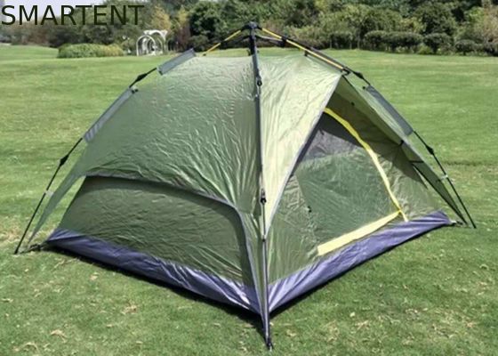 買う 210*210*135cm オートマティック ファイバーグラス ポール 防水 PU2000mm コーティング グリーン 190T ポリエステル 防雨 露天キャンプテント オンライン製造