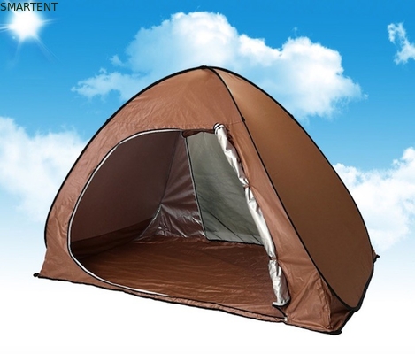 165*200*130cm 2人用 屋外キャンプテント ブルー 防水 紫外線耐性 190T ポップアップシェルター サプライヤー