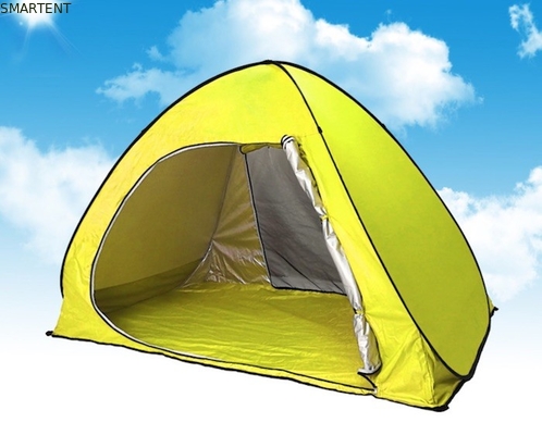 165*200*130cm 2人用 屋外キャンプテント ブルー 防水 紫外線耐性 190T ポップアップシェルター サプライヤー