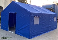 青い災害救助のテントのオックスフォードの鋼鉄管フレームの屋外のでき事のテントの一時的な避難所3X4M サプライヤー