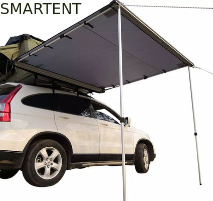 買う 灰色420D屋外の屋根の上のテント車の側面の日除けの屋上はテントの避難所の陰キャンプの140X200X200CMを引き出す オンライン製造