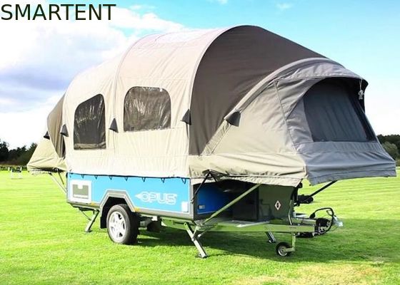 買う 6X2X1Mの屋外の屋根の上のテント ポリエステル キャンバス膨脹可能なTPUの管フレームのキャンピングカー トレーラーのテント オンライン製造