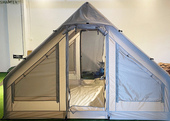 露天 300X200X200CM キャンバス 充気式 キャンプテント ハウス ダブル 層 ベージュ 綿 サプライヤー