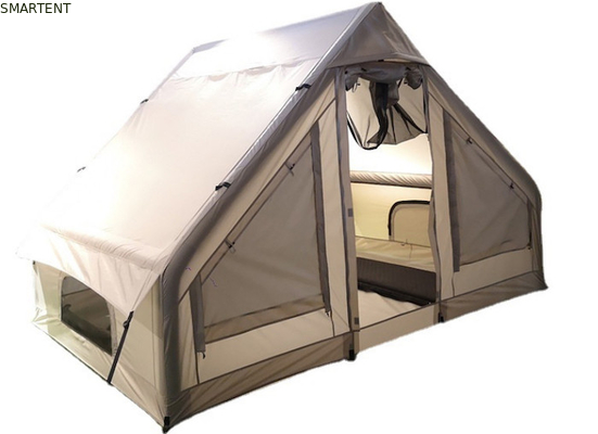 露天 300X200X200CM キャンバス 充気式 キャンプテント ハウス ダブル 層 ベージュ 綿 サプライヤー