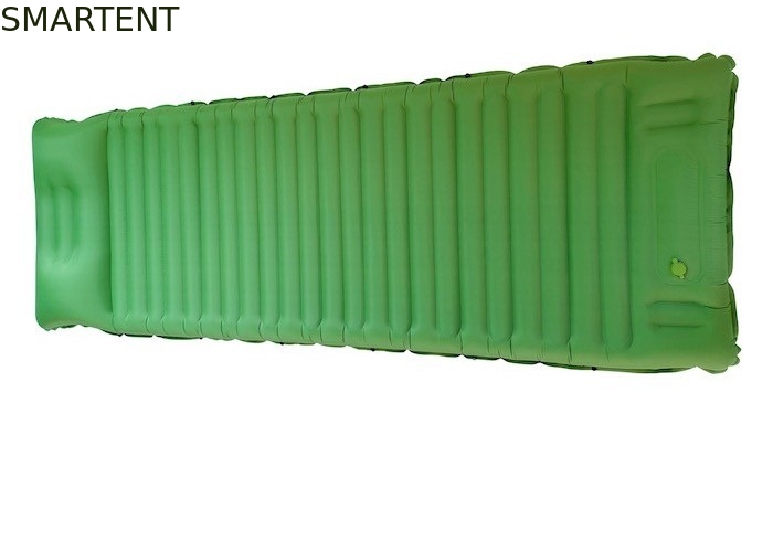 40DナイロンTPUの膨脹可能な山の寝袋はフィート ポンプ携帯用エア マットレスで造られます サプライヤー