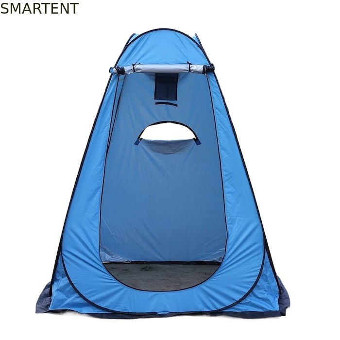 150*150*190CM 防水 ブルー 210T シルバーコーティング ポリエステル UV 保護 ポップアップ プライバシー テント 換気側窓 サプライヤー